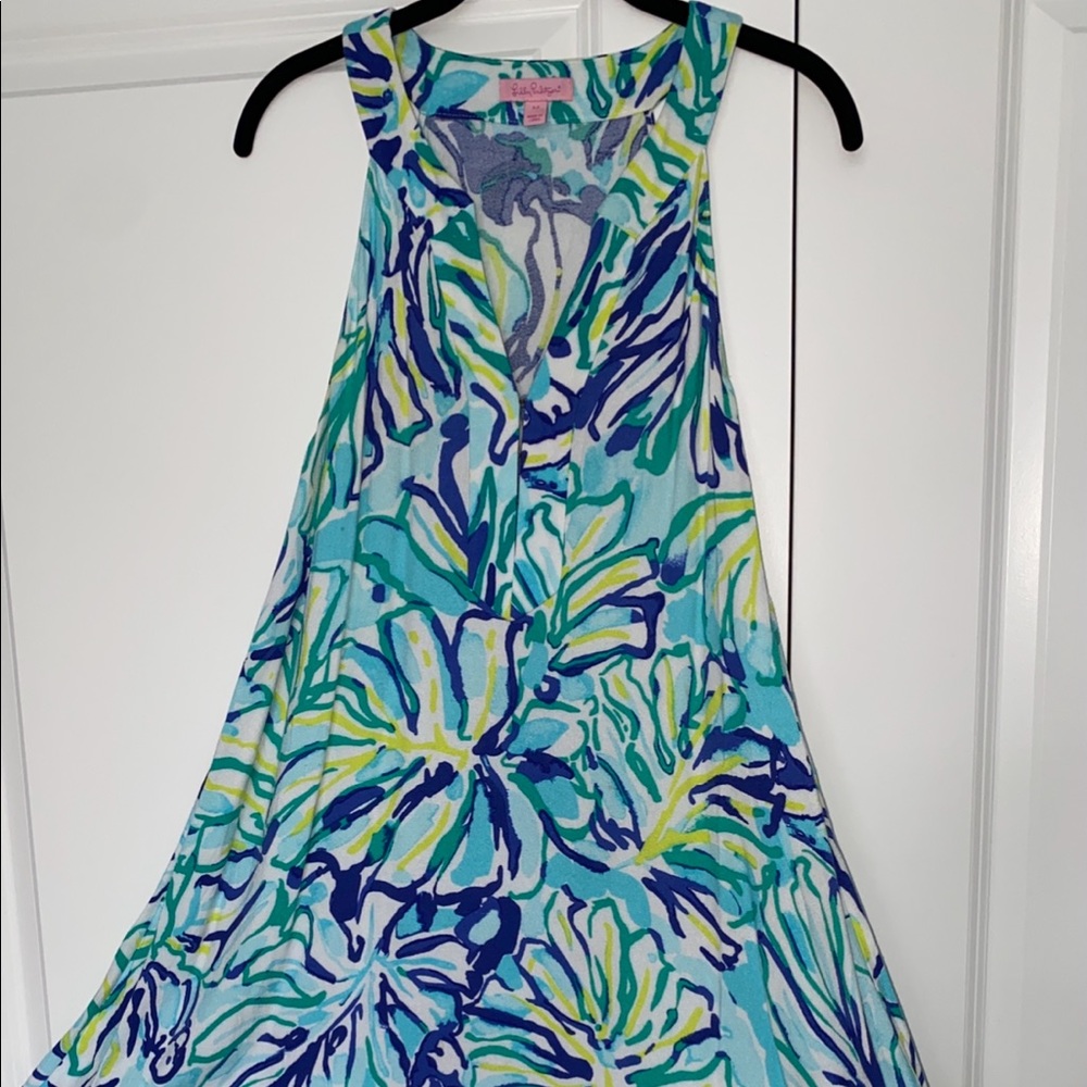 Lilly Pulitzer Achelle Swing Dress - Pool Blue Stay Cool